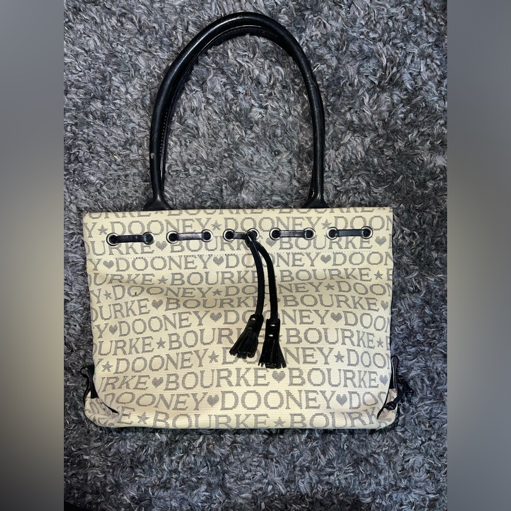 Dooney & Bourke Signature  Tulip Tassel Tote